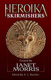 Book cover for "Skirmishers / Shieldless" by Janet E Morris