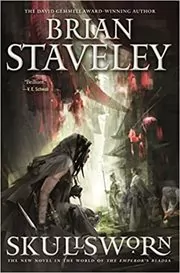 Book cover for "Skullsworn" by Brian Staveley