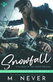 Book cover for "Snowfall" by M Never