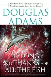Hitchhiker's Guide to the Galaxy book cover