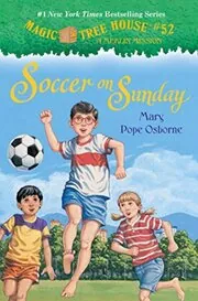 Book cover for "Soccer on Sunday" by Mary Pope Osborne