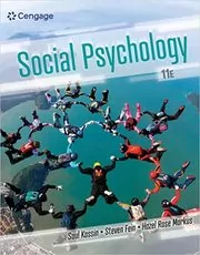 Book cover for "Social Psychology" by Saul Kassin