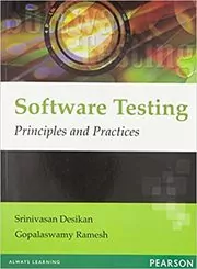 Book cover for "Software Testing" by Srinivasan Desikan