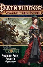 Book cover for "Songbird, Scion, Saboteur"
