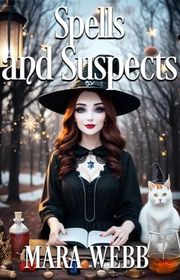 Book cover for "Spells and Suspects" by Mara Webb