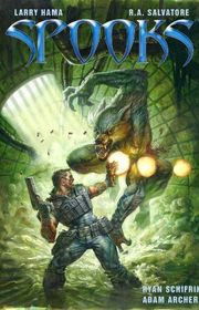 Book cover for "Spooks, Volume 1" by RA Salvatore