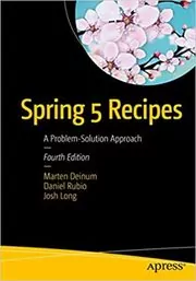 Book cover for "Spring 5 Recipes" by Marten Deinum