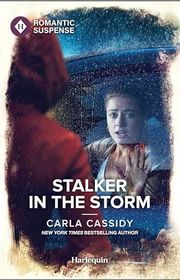 Book cover for "Stalker in the Storm" by Carla Cassidy