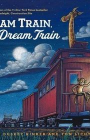 Book cover for "Steam Train, Dream Train"