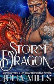 Book cover for "Storm Dragon" by Julia Mills