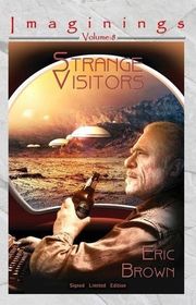 Book cover for "Strange Visitors" by Eric Brown