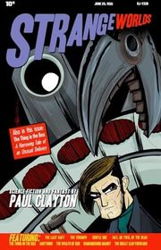 Book cover for "Strange Worlds" by Paul Clayton