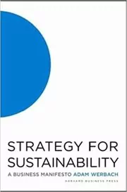 Book cover for "Strategy for Sustainability" by Adam Werbach