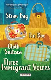 Book cover for "Straw Bag, Tin Box, Cloth Suitcase" by Jane Yolen
