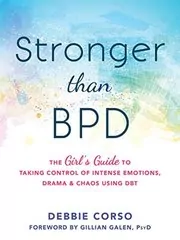 Book cover for "Stronger Than BPD" by Debbie Corso