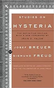 Book cover for "Studies on Hysteria" by Josef Breuer