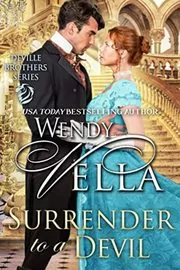Book cover for "Surrender to a Devil" by Wendy Vella