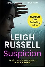 Book cover for "Suspicion" by Leigh Russell