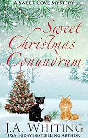 Book cover for "Sweet Christmas Conundrum" by J A Whiting