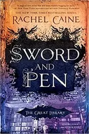 Book cover for "Sword and Pen" by Rachel Caine