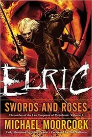 Book cover for "Swords and Roses" by Michael Moorcock