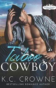 Book cover for "Taboo Cowboy" by KC Crowne