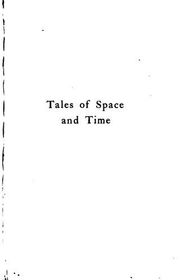 Book cover for "Tales of Space and Time" by HG Wells