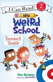 Book cover for "Teamwork Trouble" by Dan Gutman