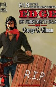 Book cover for "Ten Tombstones to Texas" by Terry Harknett