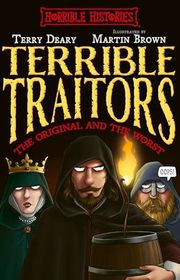 Book cover for "Terrible Traitors" by Terry Deary