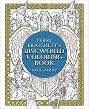 Book cover for "Terry Pratchett's Discworld Colouring Book"