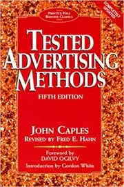 Book cover for "Tested Advertising Methods" by John Caples