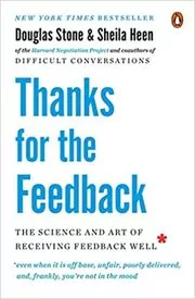 Book cover for "Thanks for the Feedback" by Douglas Stone