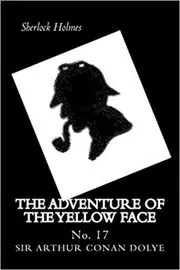 Book cover for "The Adventure of the Yellow Face" by Arthur Conan Doyle