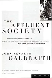 Book cover for "The Affluent Society" by John Kenneth Galbraith