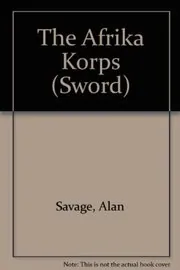 Book cover for "The Afrika Korps" by Christopher Nicole