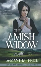Book cover for "The Amish Widow" by Samantha Price