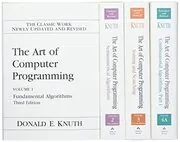 Book cover for "The Art of Computer Programming"