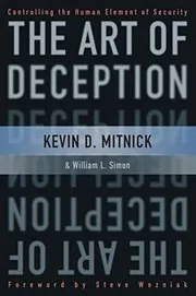 Book cover for "The Art of Deception" by Kevin Mitnick