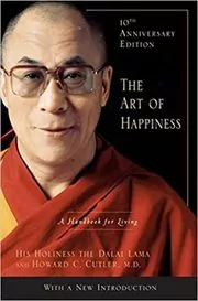 Book cover for "The Art of Happiness" by Dalai Lama