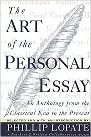 Book cover for "The Art of the Personal Essay" by Phillip Lopate