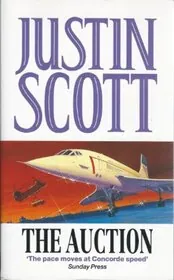 Book cover for "The Auction" by Justin Scott