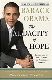 Book cover for "The Audacity of Hope"