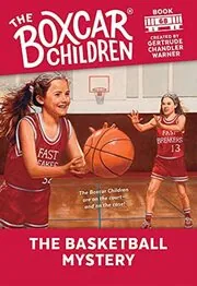 Book cover for "The Basketball Mystery" by Gertrude Chandler Warner