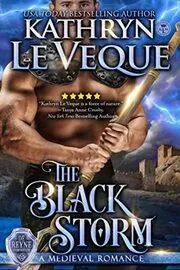 Book cover for "The Black Storm" by Kathryn Le Veque