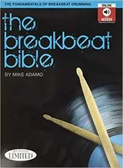 Book cover for "The Breakbeat Bible" by Mike Adamo