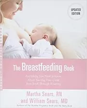 Book cover for "The Breastfeeding Book" by William Sears