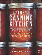 Book cover for "The Canning Kitchen" by Amy Bronee
