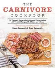 Book cover for "The Carnivore Cookbook" by Maria Emmerich