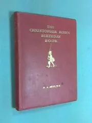 Book cover for "The Christopher Robin Birthday Book." by AA Milne